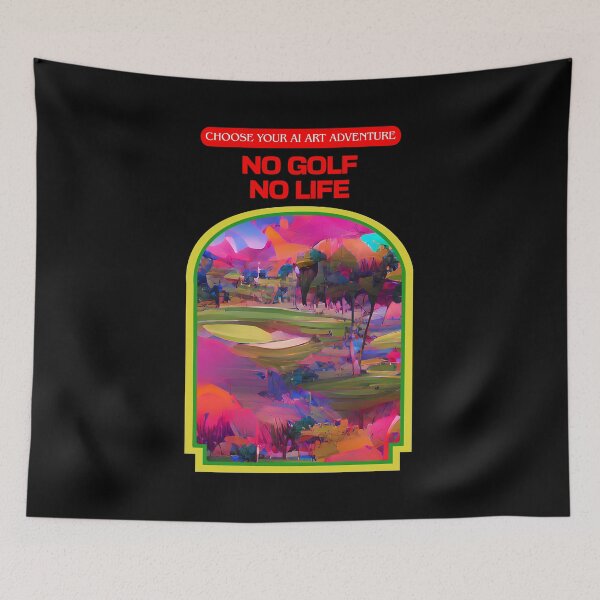 Item preview, No Golf No Life AI Generated Art designed and sold by patricklevar.