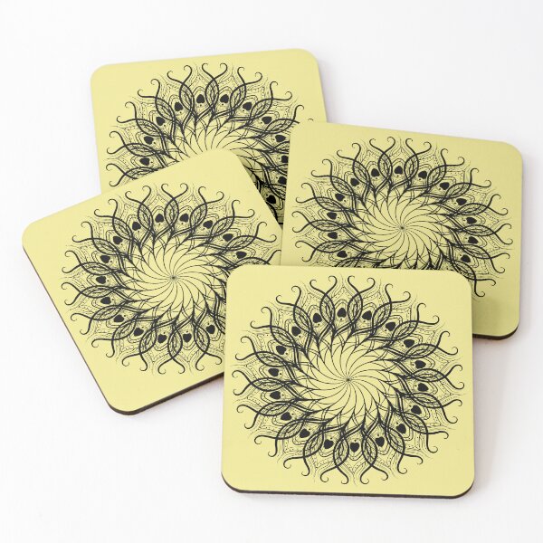 Item preview, Mandala black color art designed and sold by artdragongift 15.