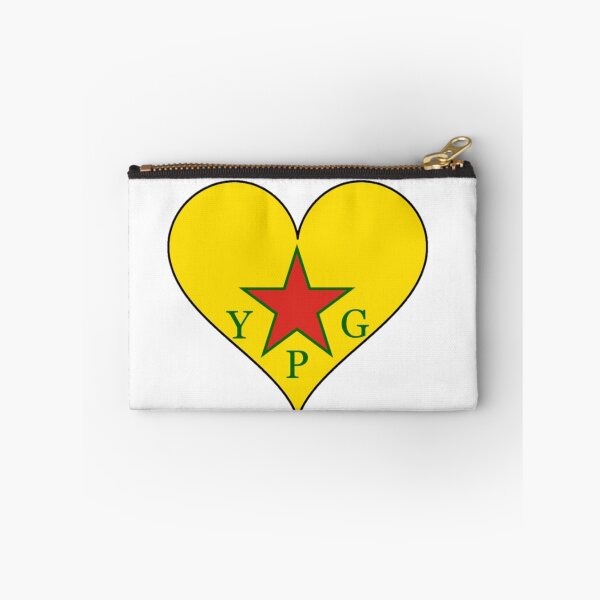 Item preview, YPJ Flag Heart Shaped  designed and sold by KurdishShops.