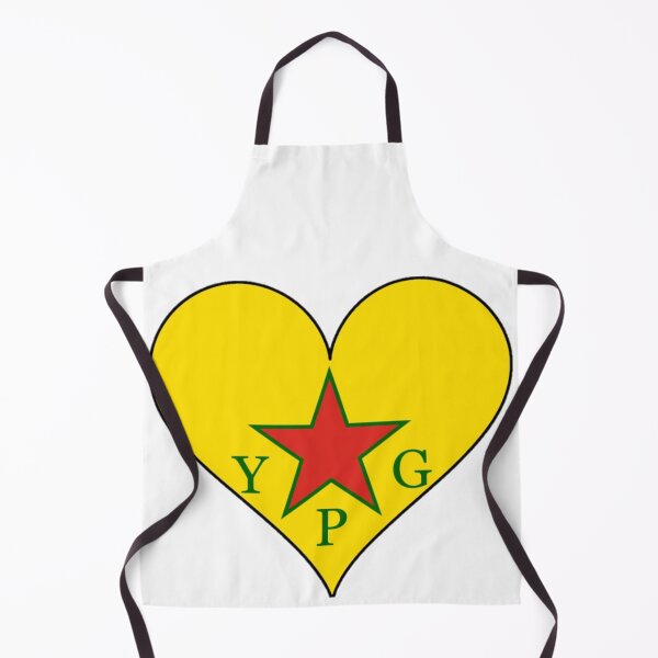 Item preview, YPJ Flag Heart Shaped  designed and sold by KurdishShops.