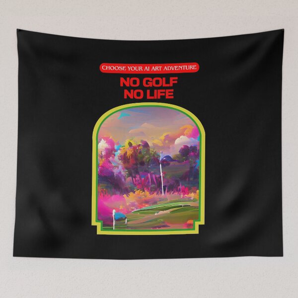 Item preview, No Golf No Life AI Generated Art designed and sold by patricklevar.