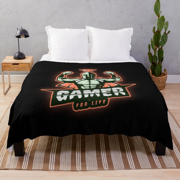 Item preview, Gamer for Life with Soldier flexing his Muscles designed and sold by PRIVARSHU.
