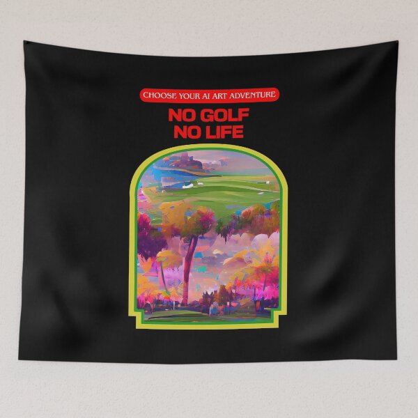 Item preview, No Golf No Life AI Generated Art designed and sold by patricklevar.