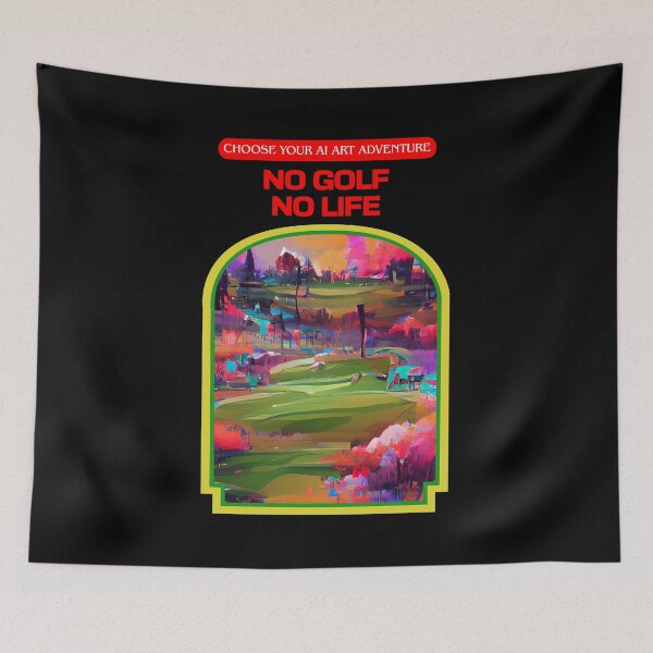 Item preview, No Golf No Life AI Generated Art designed and sold by patricklevar.