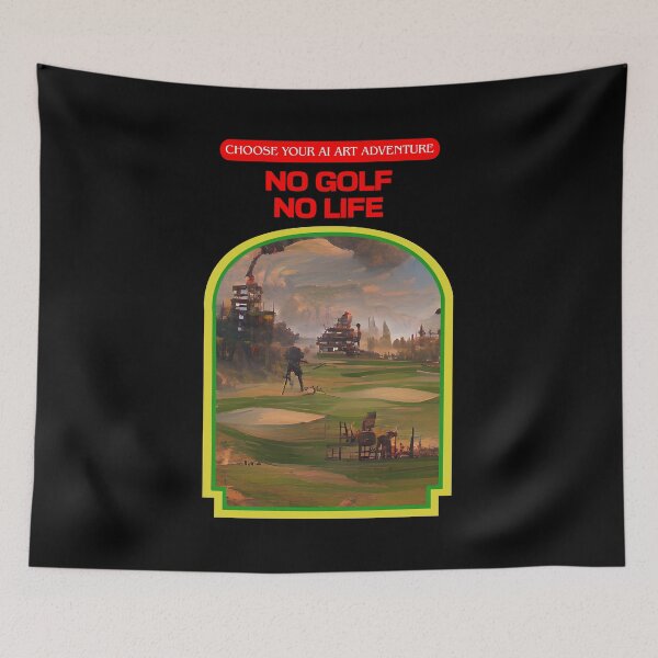 Item preview, No Golf No Life AI Generated Art designed and sold by patricklevar.