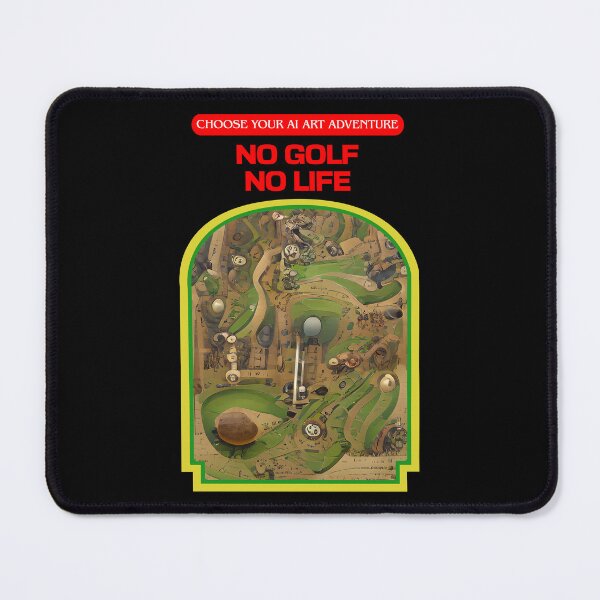 Item preview, No Golf No Life AI Generated Art designed and sold by patricklevar.