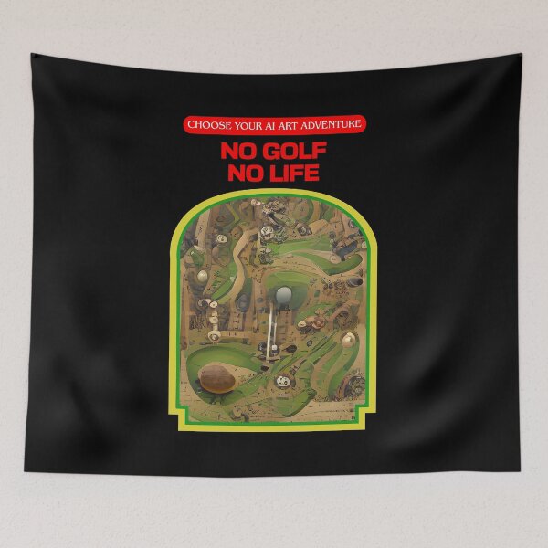 Item preview, No Golf No Life AI Generated Art designed and sold by patricklevar.