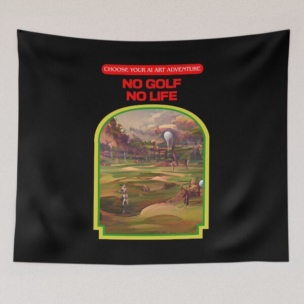 Item preview, No Golf No Life AI Generated Art designed and sold by patricklevar.