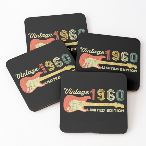 Item preview, Vintage 1960 Birthday Guitar lovers 62th Birthday designed and sold by PrincessBrogan.