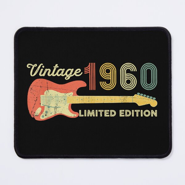 Item preview, Vintage 1960 Birthday Guitar lovers 62th Birthday designed and sold by PrincessBrogan.