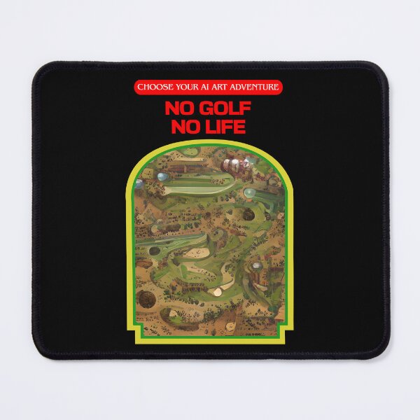 Item preview, Golf No Life AI Generated Art designed and sold by patricklevar.