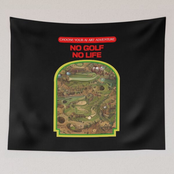 Item preview, Golf No Life AI Generated Art designed and sold by patricklevar.
