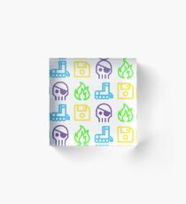 Hack The Planet Acrylic Block