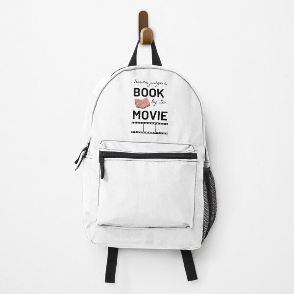 Item preview, NEVER JUDGE A BOOK BY ITS MOVIE - funny quote movie and book designed and sold by MiKy1997.