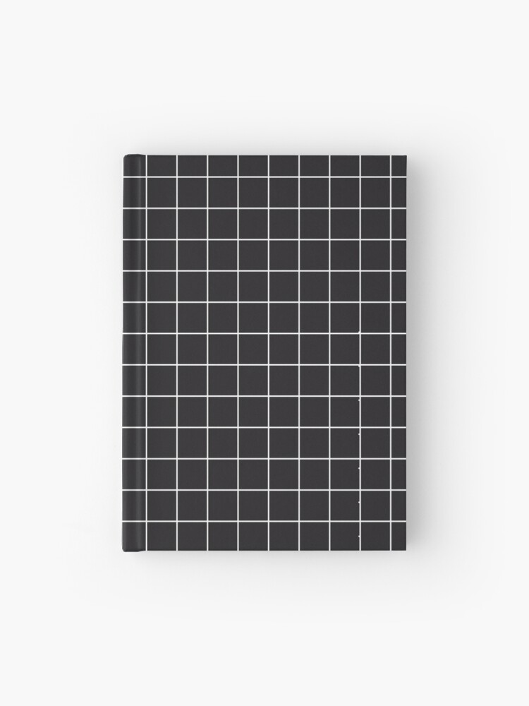 Aesthetic Black And White Grid Paper Imitation Hd High Quality Online Store Hardcover Journal For Sale By Iresist Redbubble