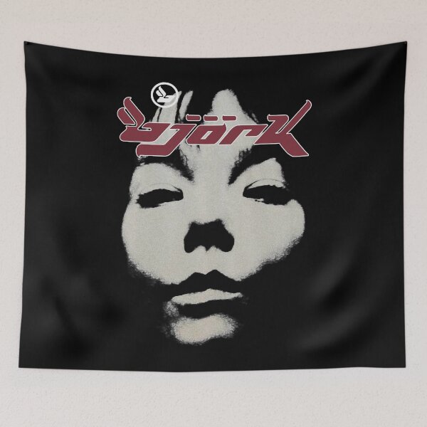 Item preview, Bjork Homogenic Vintage Face Logo (White) designed and sold by theodorealiya.