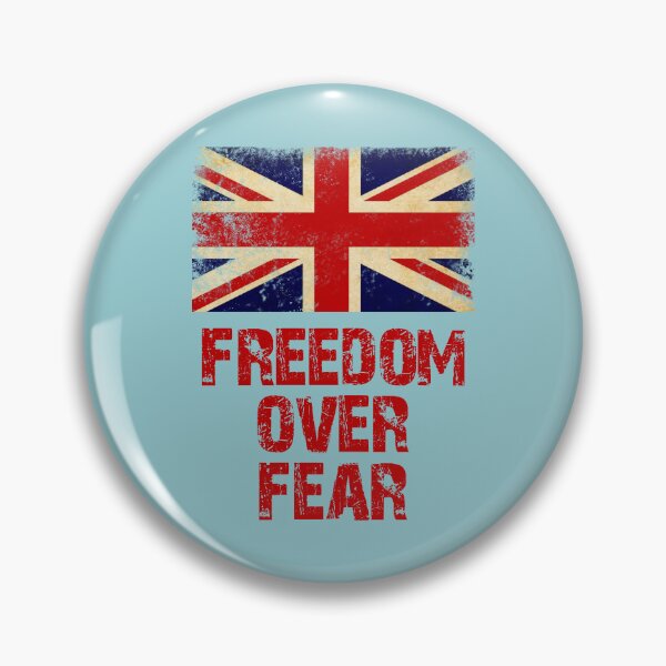 Item preview, freedom over fear UK designed and sold by Markotropoya22.
