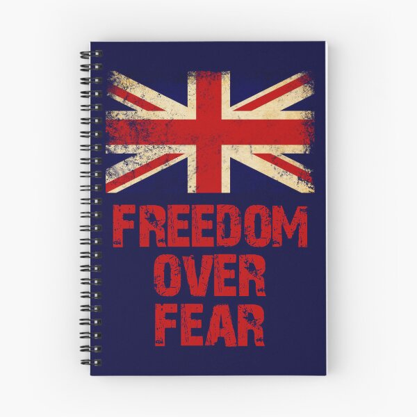 Item preview, freedom over fear UK designed and sold by Markotropoya22.