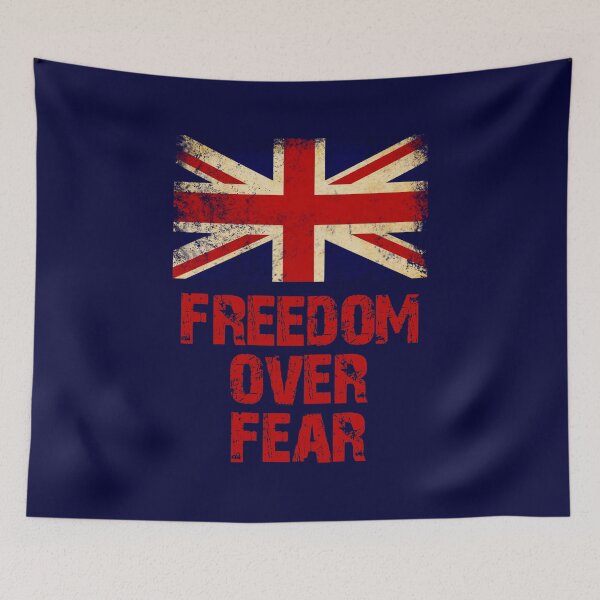 Item preview, freedom over fear UK designed and sold by Markotropoya22.
