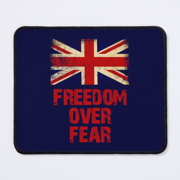 Item preview, freedom over fear UK designed and sold by Markotropoya22.