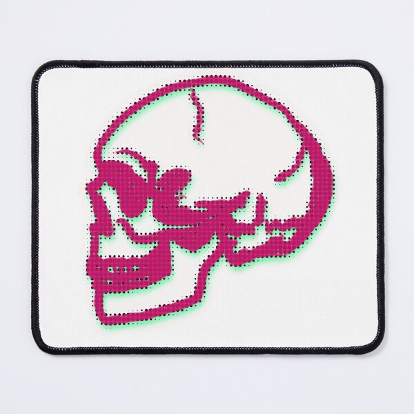 Item preview, Pink halftone skull designed and sold by JTony.