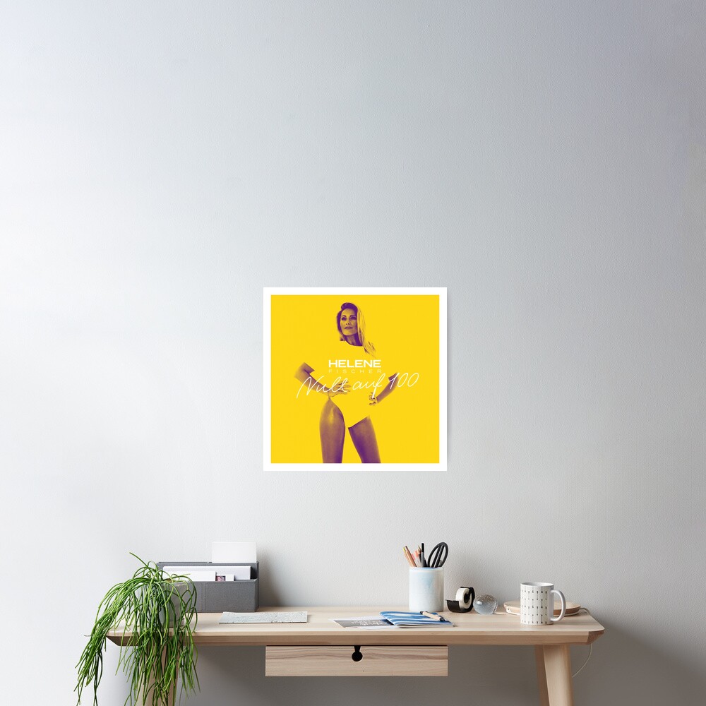 Helene Fischer Yellow Poster