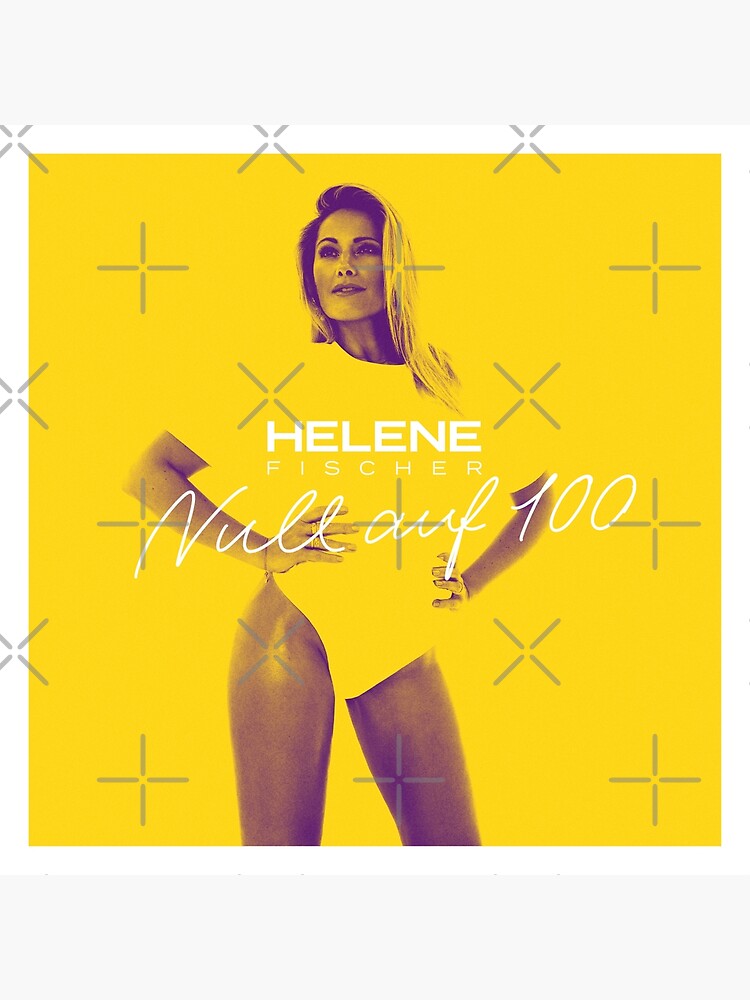 Helene Fischer Yellow Poster