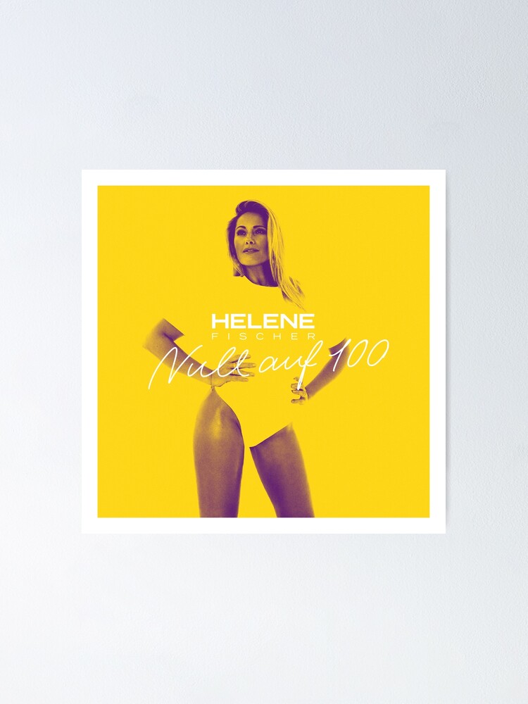 Helene Fischer Yellow Poster