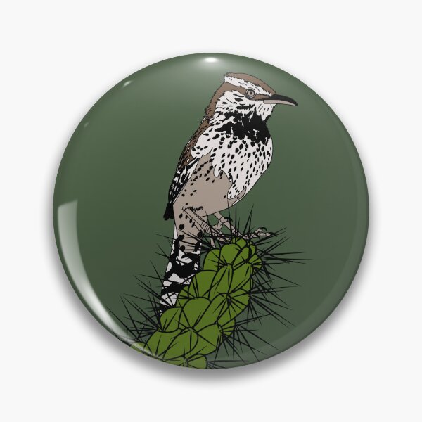 Item preview, Cactus wren 2 designed and sold by Procyonidae Creative.