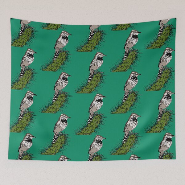 Item preview, Cactus wren 2 designed and sold by Procyonidae Creative.