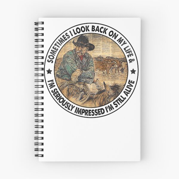 Item preview, Cowboy Sometimes I Look Back On My Life designed and sold by Kayle-329.