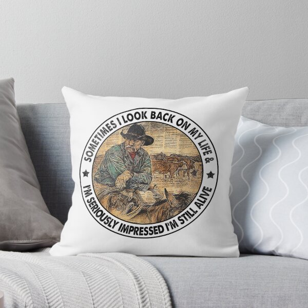 Item preview, Cowboy Sometimes I Look Back On My Life designed and sold by Kayle-329.