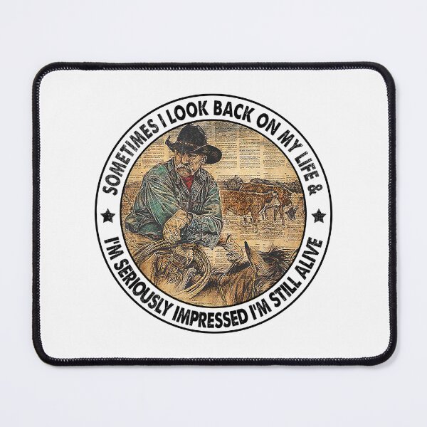 Item preview, Cowboy Sometimes I Look Back On My Life designed and sold by Kayle-329.
