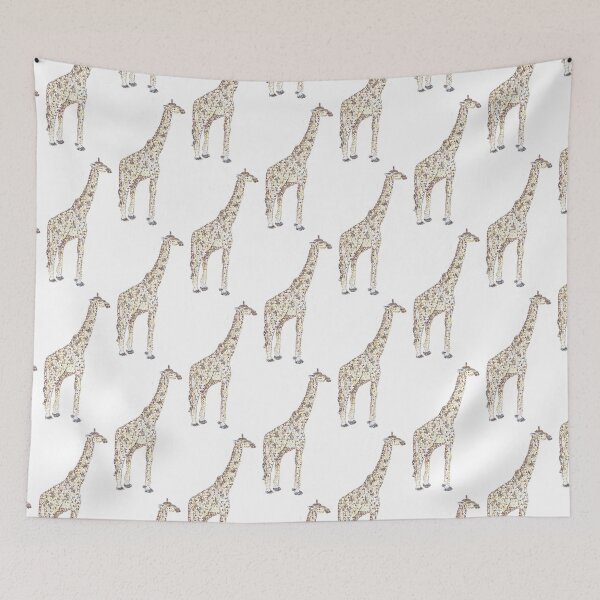 Item preview, Giraffe word art illustration designed and sold by PFoolscap.