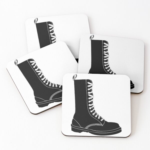 Item preview, Boot with white laces [skinhead] designed and sold by lazarusheart.
