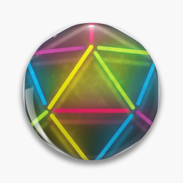 Item preview, Neon D20 - Rainbow designed and sold by Cephalophane.