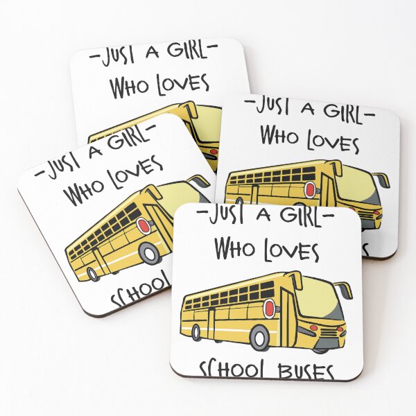 Item preview, just a girl who loves school buses designed and sold by Davidbrg.