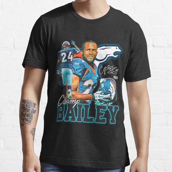 Champ Bailey Football Signature Vintage Retro 80s 90s Rap Style Perfect Gift for Football Lovers Hip-hop Music Classic T-Shirt | Redbubble