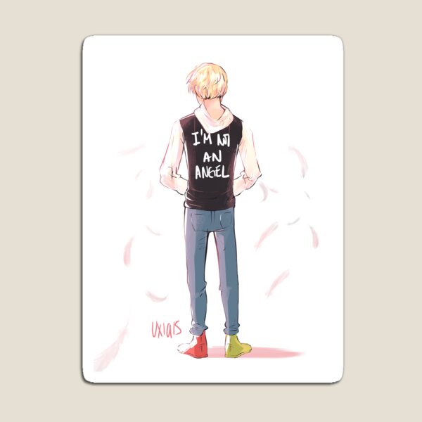 Item preview, I'm not an angel - color designed and sold by uxia15.