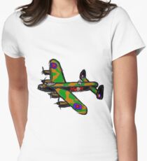 Lancaster Bomber Women's Fitted T-Shirt
