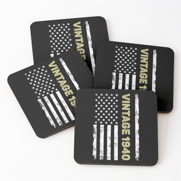 Item preview, Vintage 1940 82nd Birthday America Flag designed and sold by PrincessBrogan.