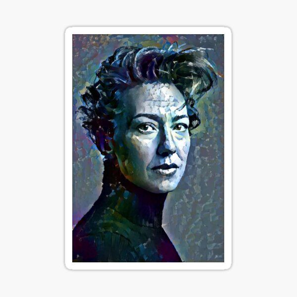 “Carrie Coon Portrait” Sticker for Sale by saintiro | Redbubble