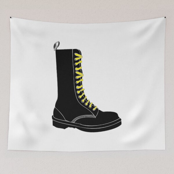 Item preview, Boot with yellow laces [skinhead] designed and sold by lazarusheart.