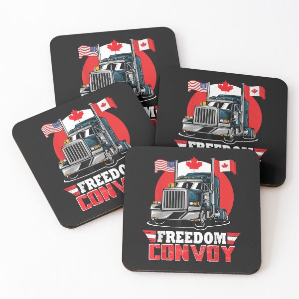 Item preview, Canada Freedom Convoy 2022 Canadian Truckers Support T-Shirt designed and sold by Kellner-Platt.