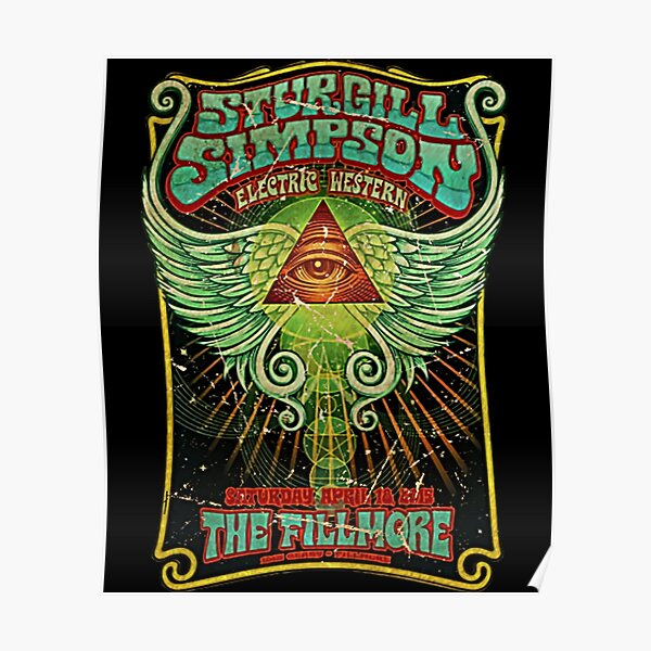 Sturgill Simpson Banner SOUND & FURY Cover Tapestry Logo Flag Art Poster 4x4 ft 