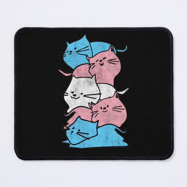 Item preview, Transgender Pride Cat Flag Cats Pile Trans Pride Cute Gifts designed and sold by alenaz.