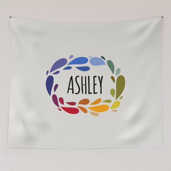 Artikelvorschau, Ashley Name Niedliches buntes Geschenk mit dem Namen Ashley entworfen und verkauft von kindxinn.