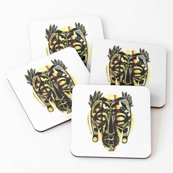 Item preview, African Mask 1 - Gold Edition  designed and sold by ttwalter96.