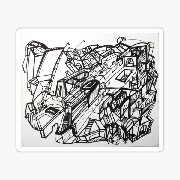 Dazed City '13 Sticker