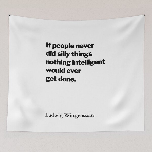 Item preview, Ludwig Wittgenstein designed and sold by HumanQuoteLand.